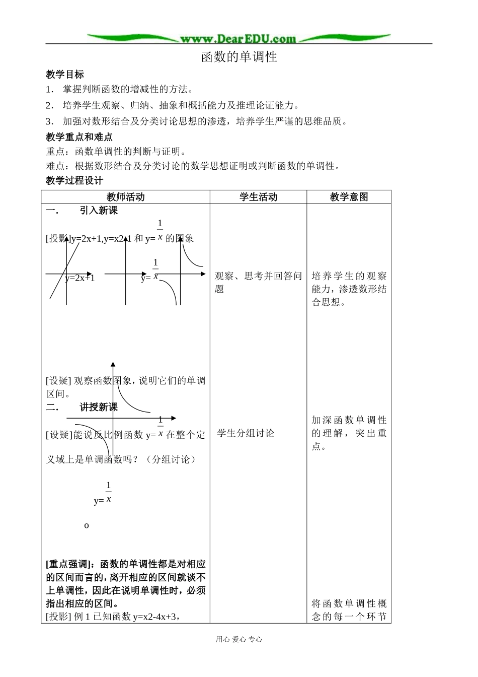人教版高中数学(理科)选修函数的单调性2_第1页