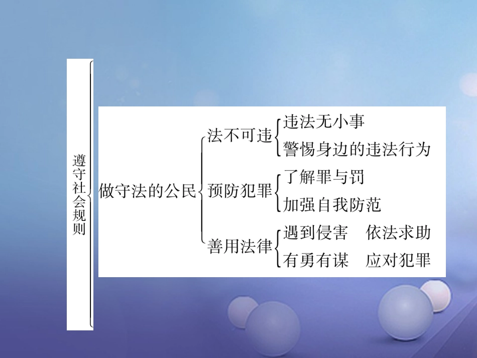 秋八年级道德与法治上册 第二单元 遵守社会规则考试热点突破 新人教版-新人教版初中八年级上册政治_第3页