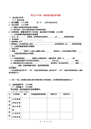 自然环境差异性2