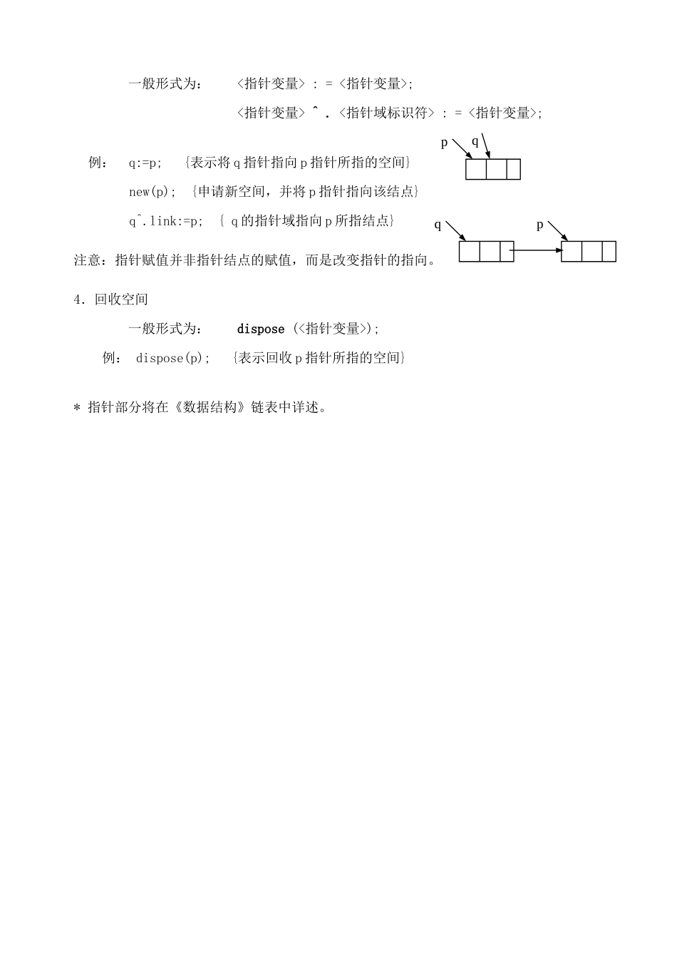 高中信息技术 竞赛班第二阶段培训 第九课 指针类型教案-人教版高中全册信息技术教案_第3页