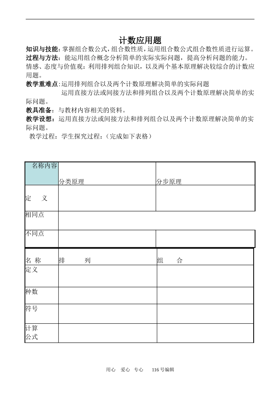 数学苏教版选修2-3 计数应用题_第1页