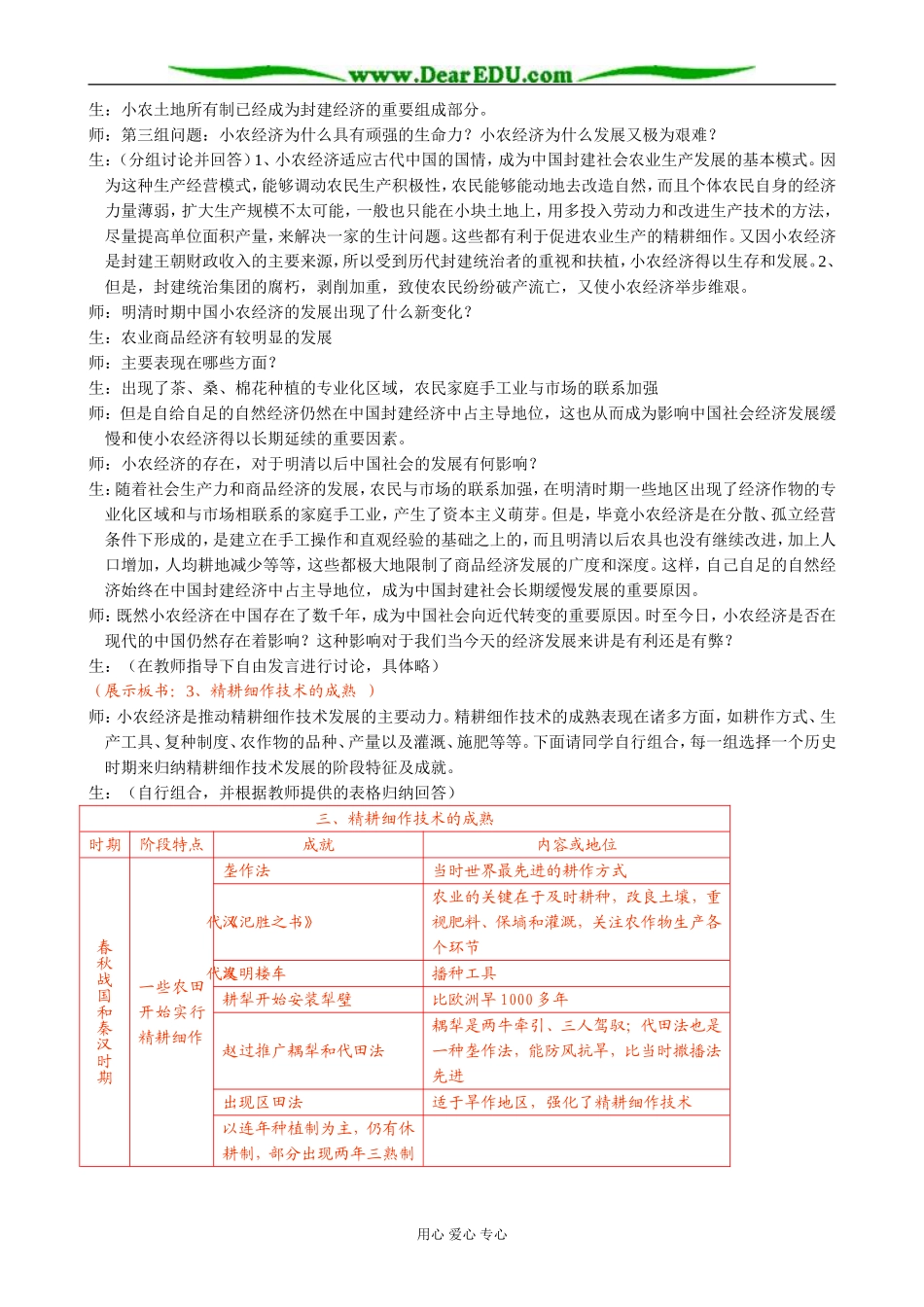 新人教版高中历史必修2精耕细作的古代农业  第二课时_第3页