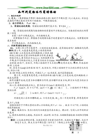 如何判定是简谐运动