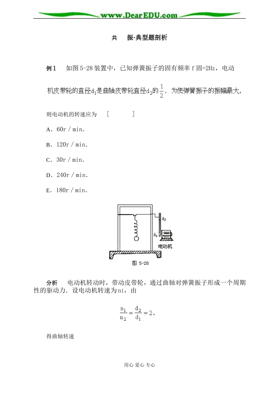 共　 振·典型题剖析_第1页