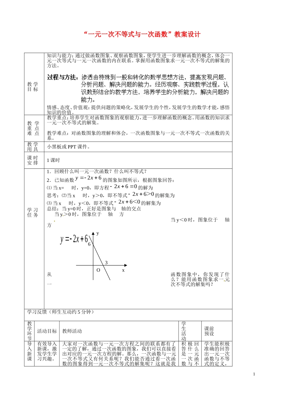 陕西省西安经发中学高中数学 3.2一元二次不等式恒成立问题教案 新人教A版必修5_第1页
