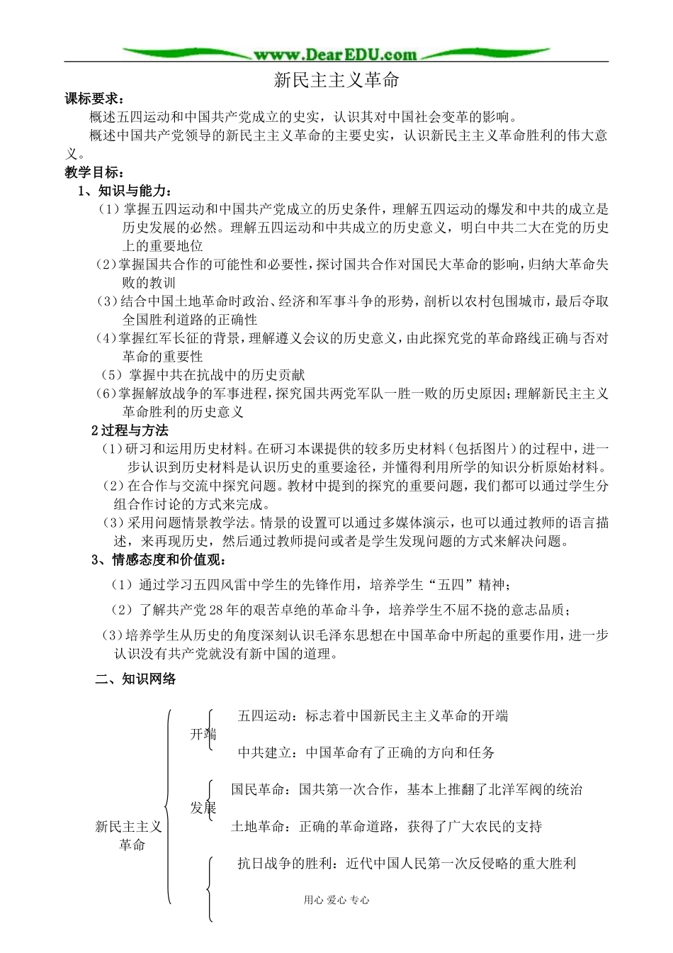人民版高中历史必修1新民主主义革命1_第1页