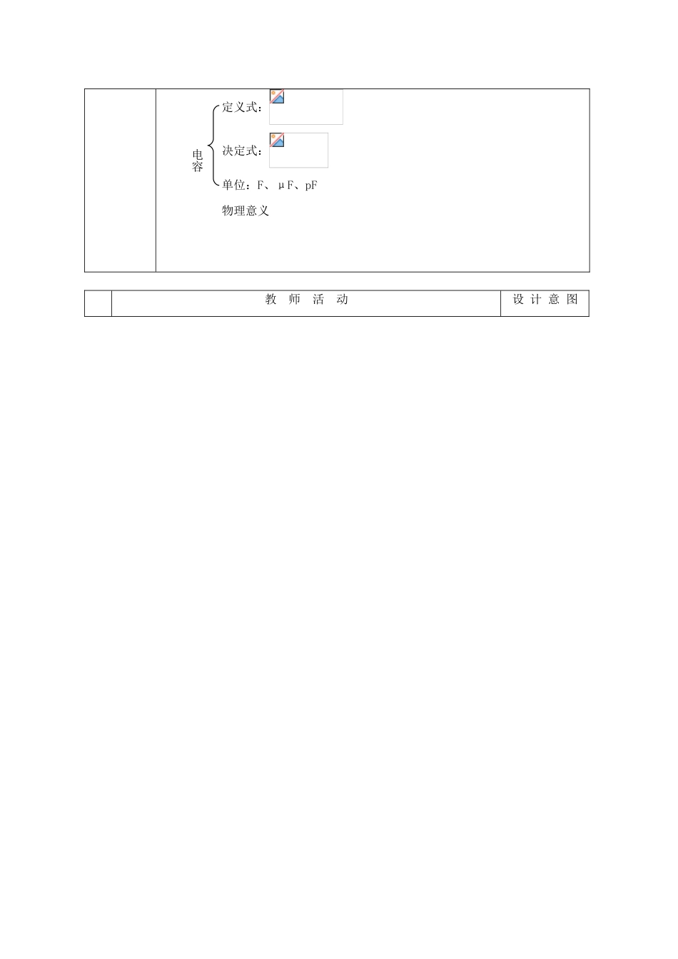 湖北省高中物理《1.8 电容器的电容》教案3 选修3-1_第2页