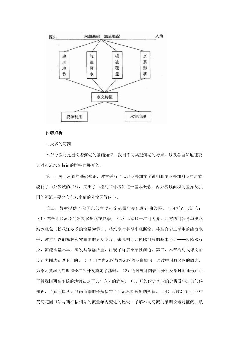 七年级地理上册：第三章第四节 中国的河流和湖泊（学案）中图版_第2页