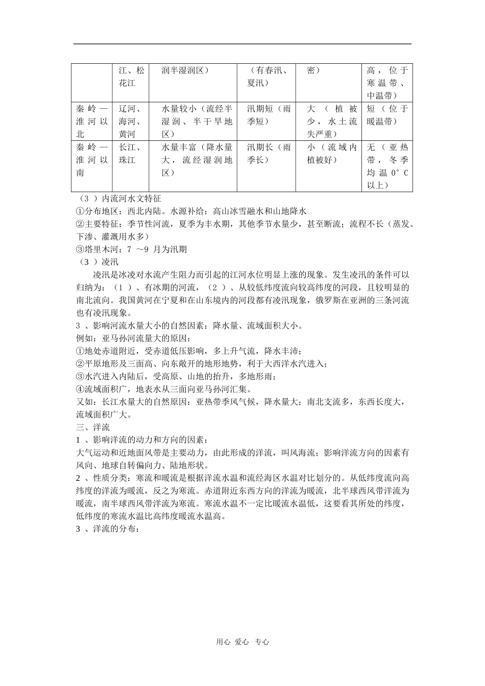 天津市高三地理高考二轮复习教案：水循环与洋流_第2页