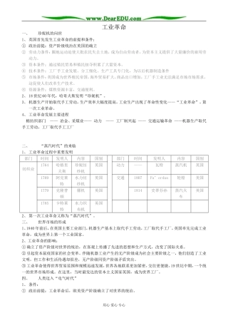 新人教版高中历史必修2工业革命3