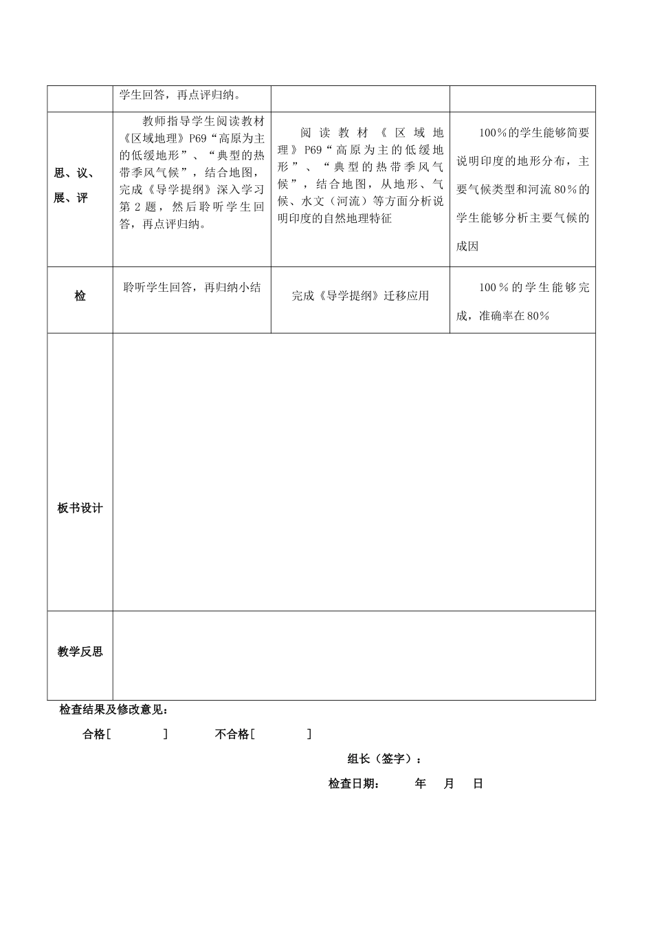 湖北省武汉市高考地理总复习 区域地理 我们邻近的国家——印度（1）教案-人教版高三全册地理教案_第2页