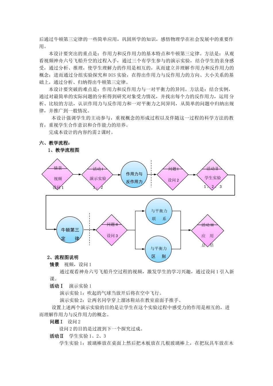 上海地区优秀高一物理 第三章 C 作用与反作用 牛顿第三定律教案 沪科版_第2页