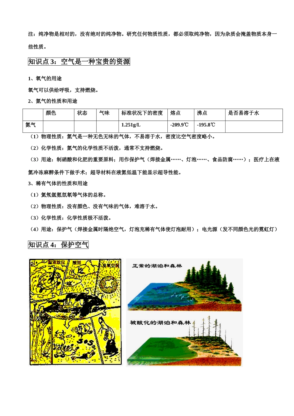 九年级化学上册第二单元 我们周围的空气 课题1 空气学案 新人教版_第3页