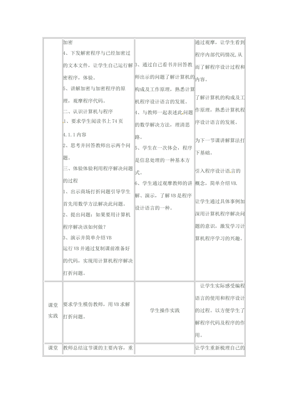 高中信息技术 4.1 编制计算机程序解决问题教案-人教版高中全册信息技术教案_第3页