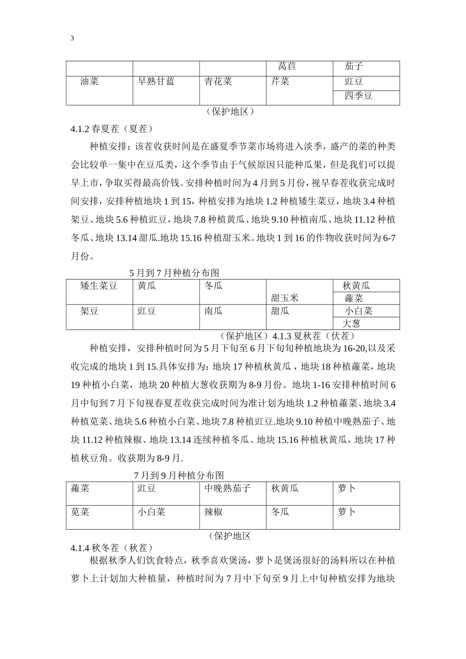 蔬菜种植计划书_第3页