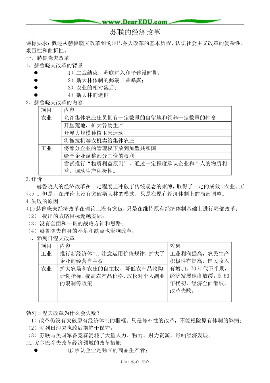岳麓版高中历史必修2苏联的经济改革_第1页