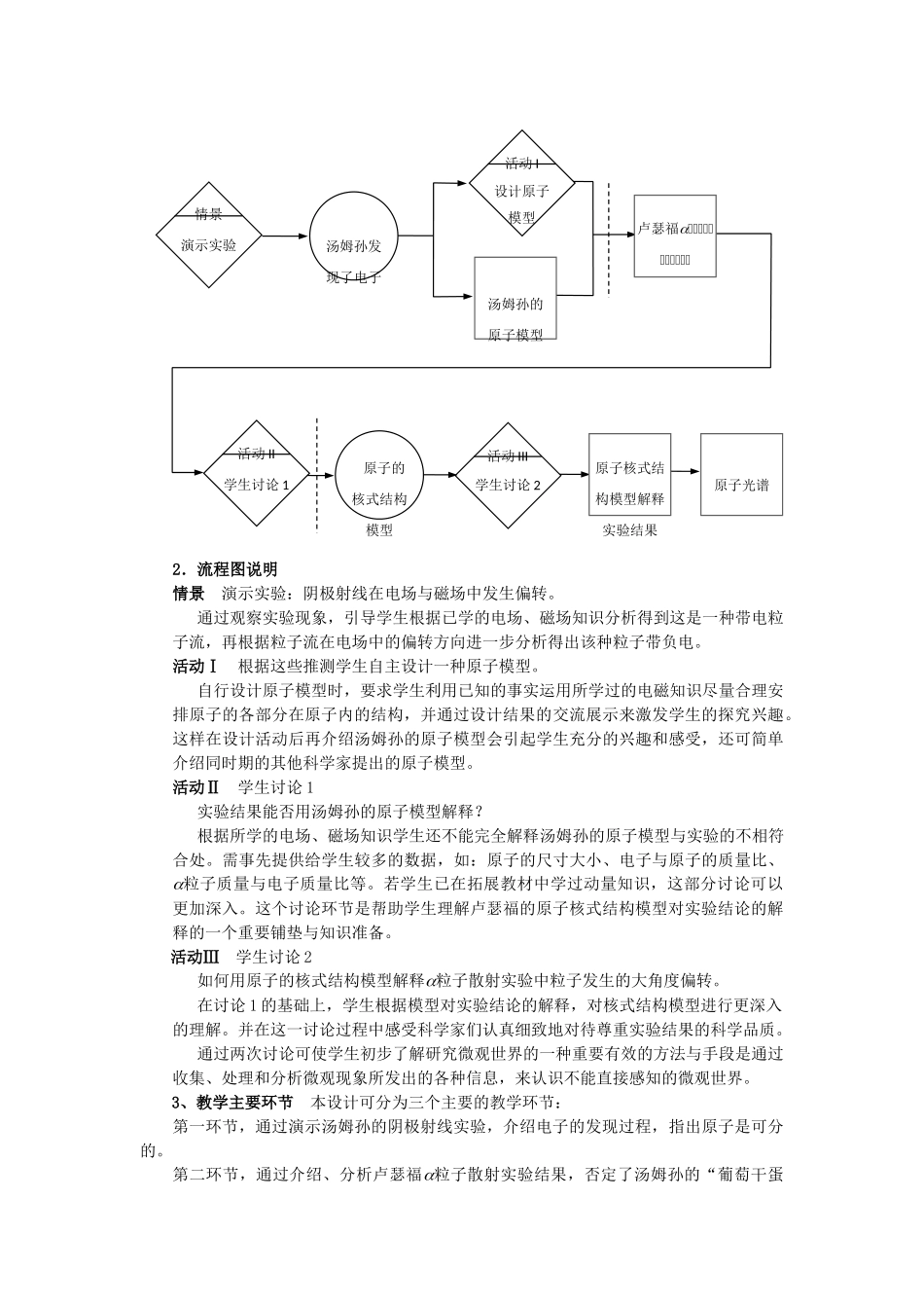 高中物理 18.2《原子的核式结构模型》教学任务分析 新人教版选修3-5_第3页