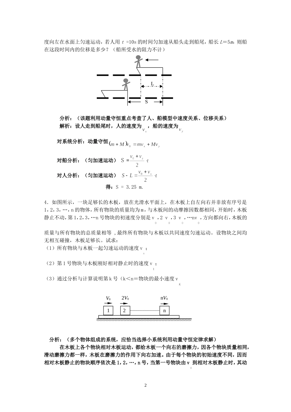 专题05：动量、动量守恒定律_第2页