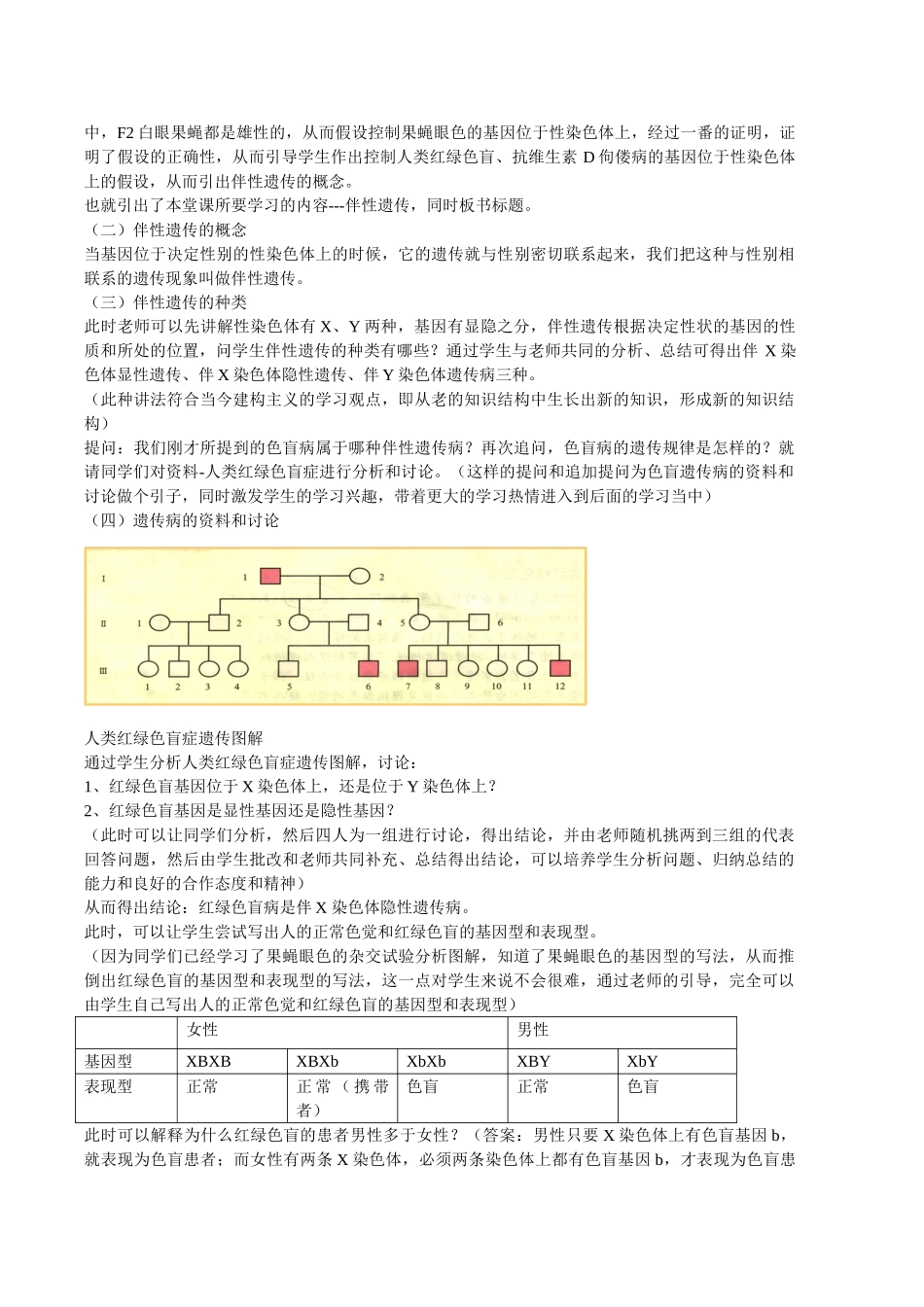 江西上饶余干符九洲《伴性遗传》_第2页