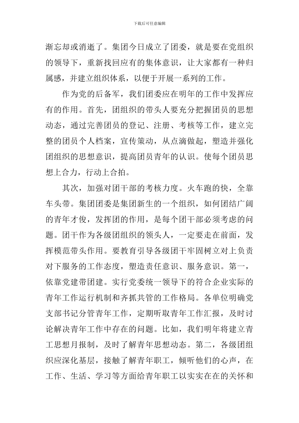 公司团委2024年度工作计划范文_第2页