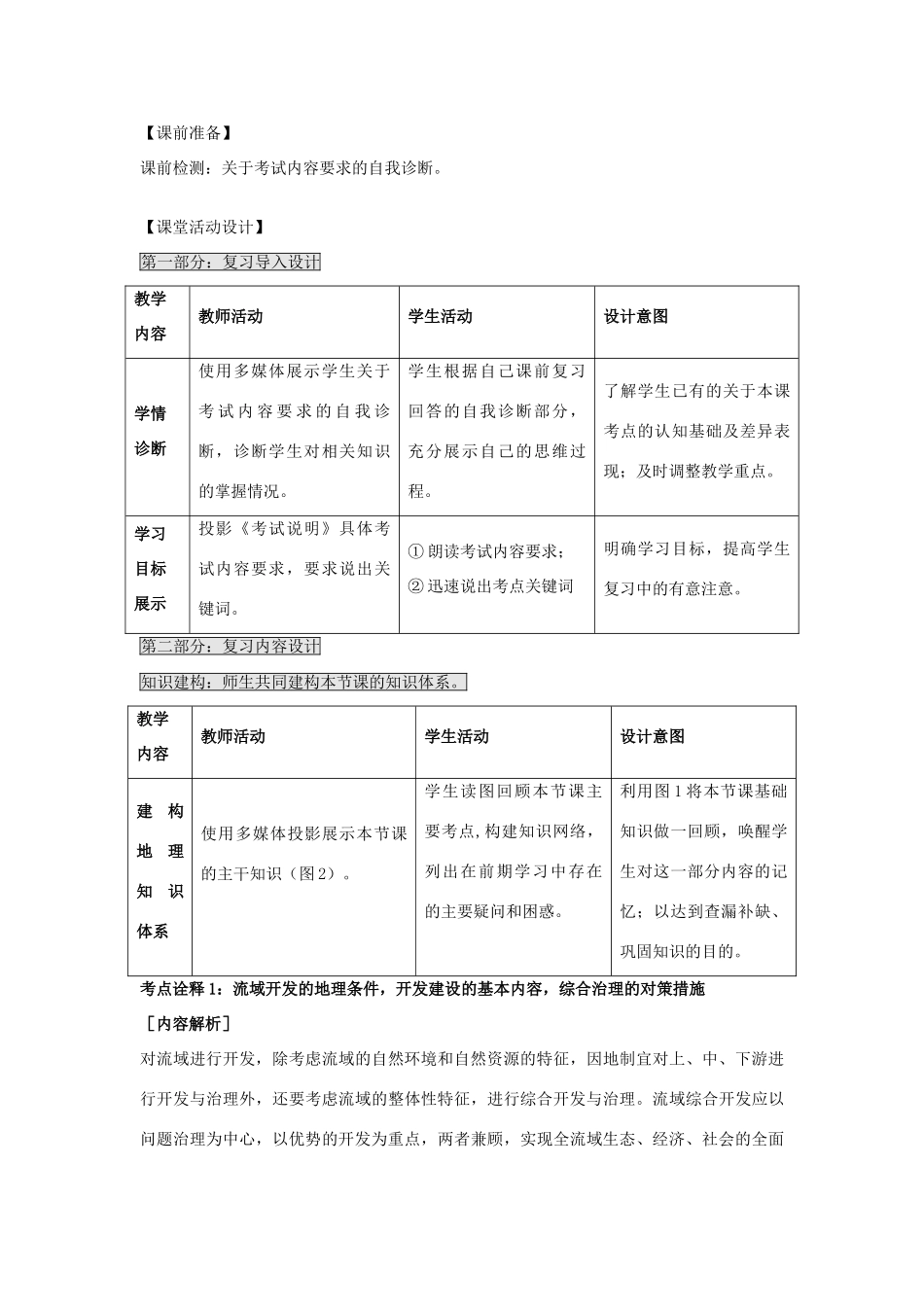 江苏省扬州市高考地理二轮专题复习 区域可持续发展 第2课时 区域可持续发展教案-人教版高三全册地理教案_第2页