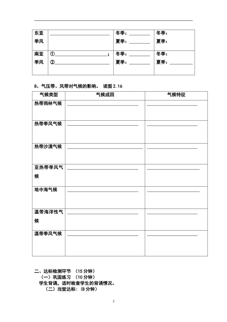 气压带、风带对气候的影响_第2页
