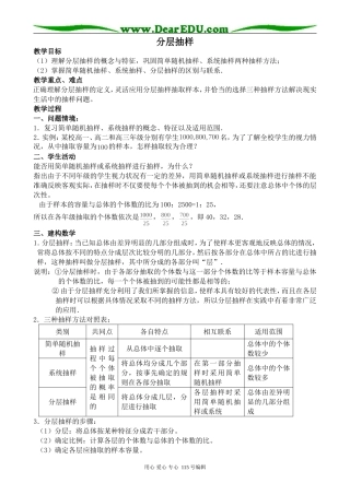 新人教版高中数学必修3(B)分层抽样