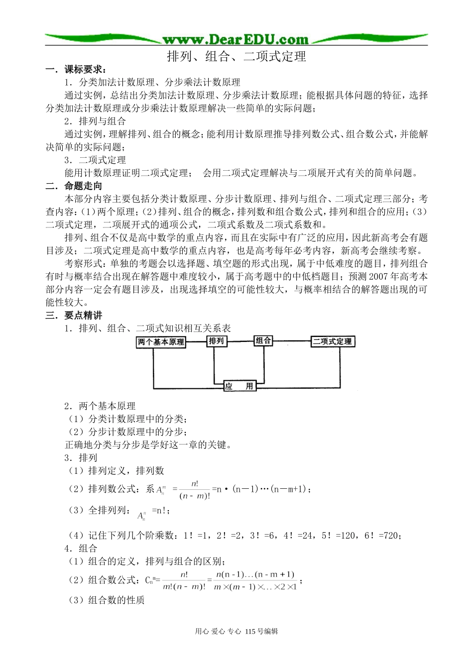 苏教版高中数学选修2-3排列、组合、二项式定理_第1页
