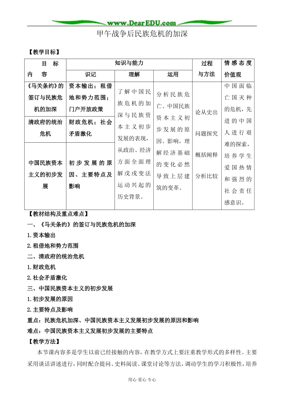 新人教版高中历史选修1甲午战争后民族危机的加深_第1页