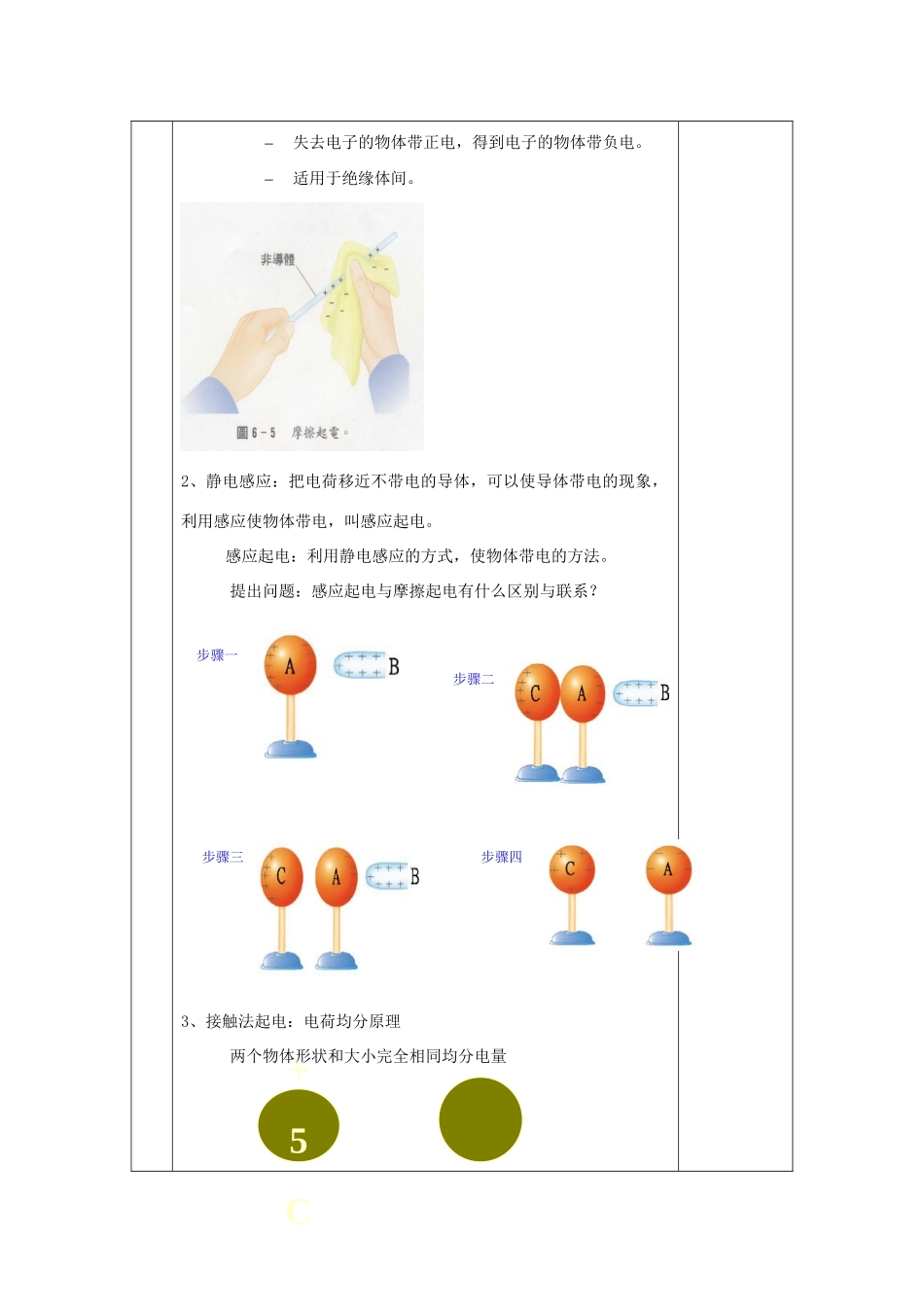 高中物理 第1章 电荷的相互作用 1.3 静电与生活教案2 沪科版选修3-1-沪科版高二选修3-1物理教案_第2页