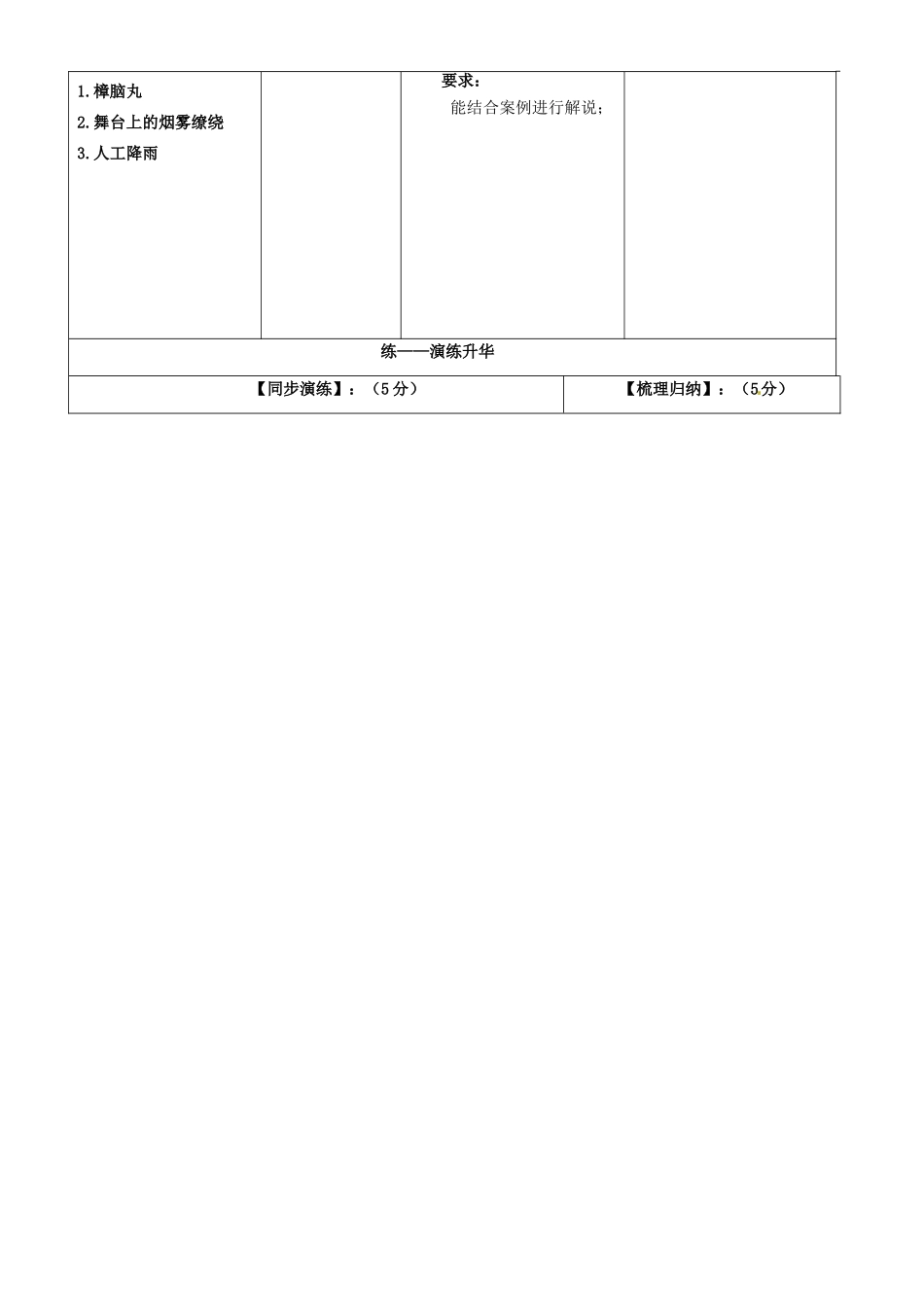 湖北省武汉市鲁港中学八年级物理上册 3.4 升华和凝华导学案 （新版）新人教版_第2页