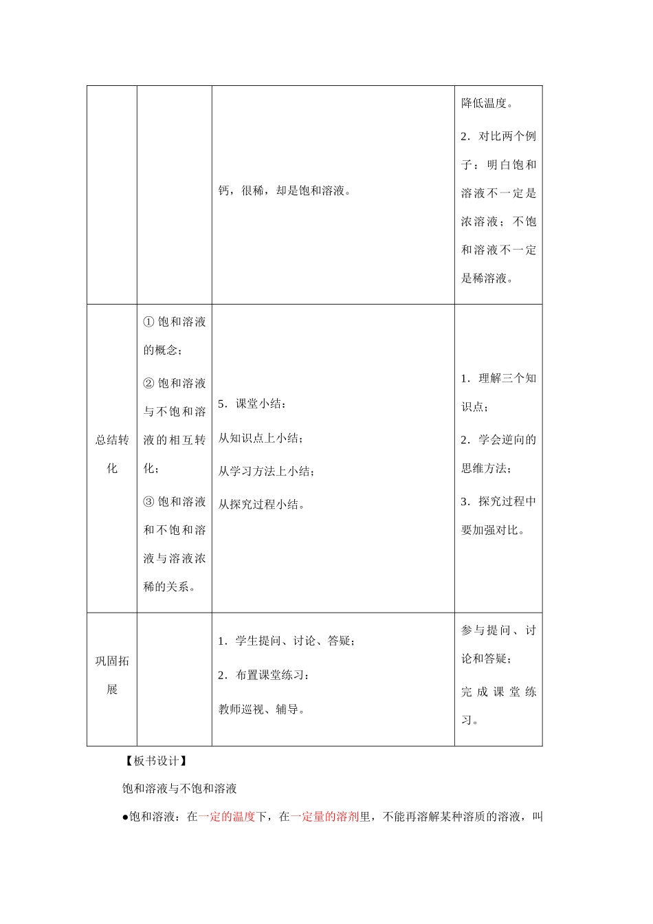 7.2物质溶解的量  教学设计_第3页