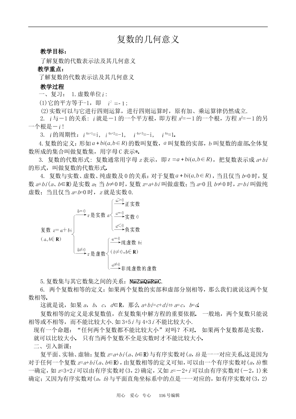 数学苏教版选修2-2复数的几何意义_第1页