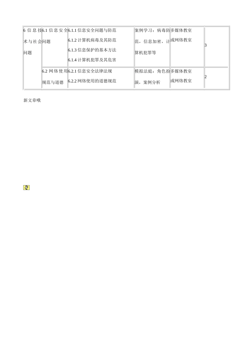 信息技术《信息技术基础》必修模块的整体教学设计_第3页