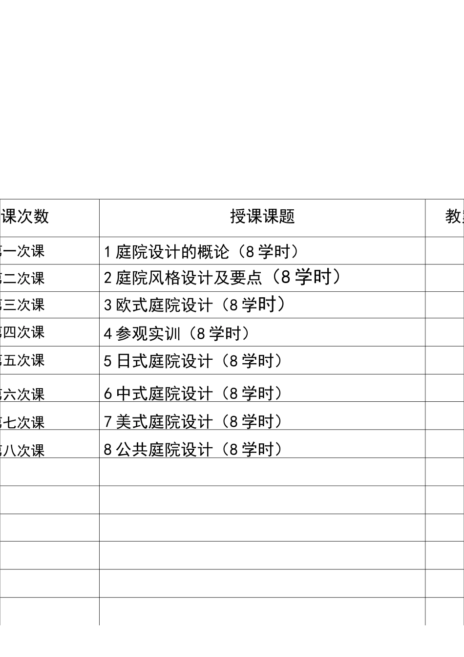 庭院设计教案设计_第1页
