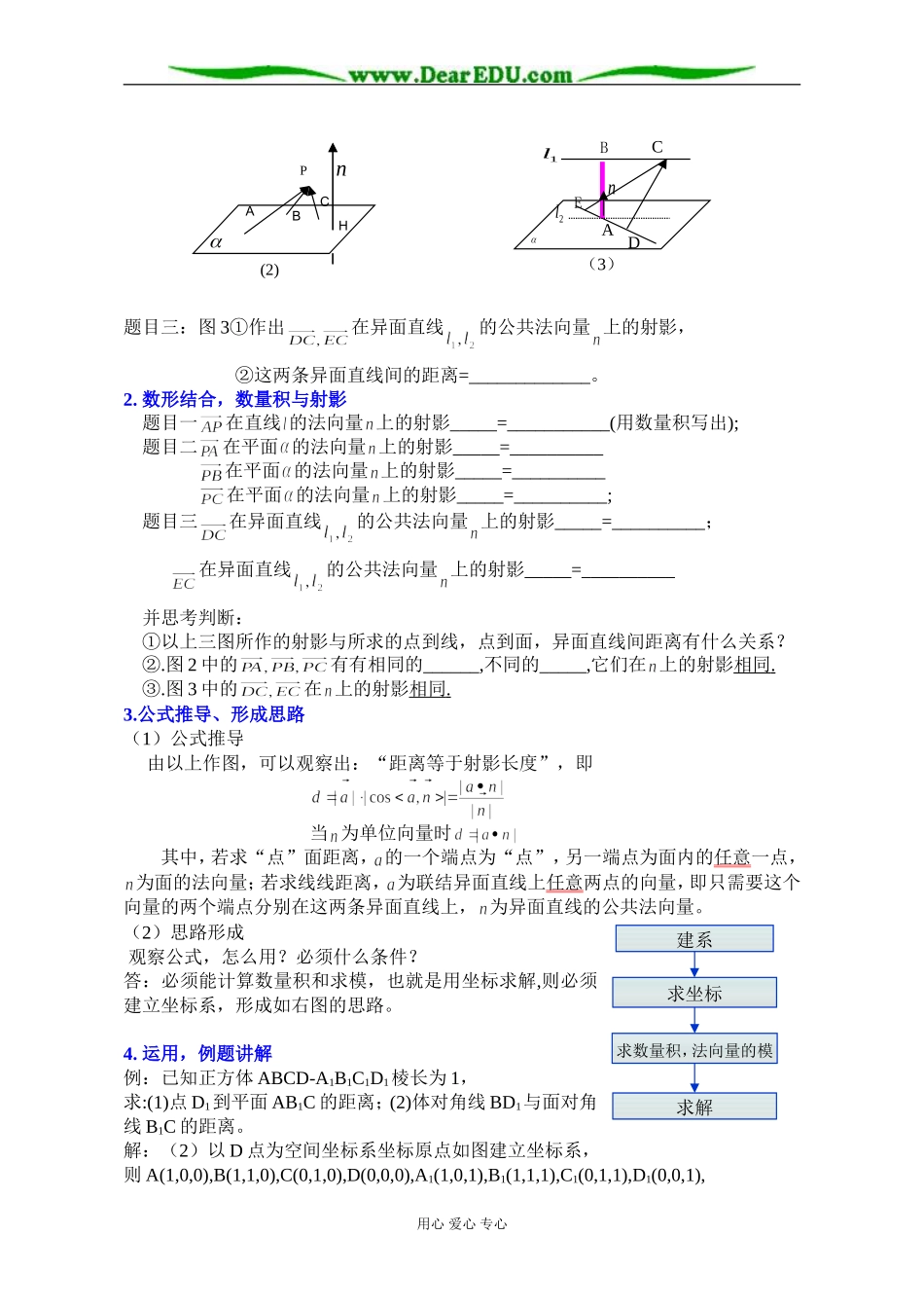 向量法求空间距离n_第2页