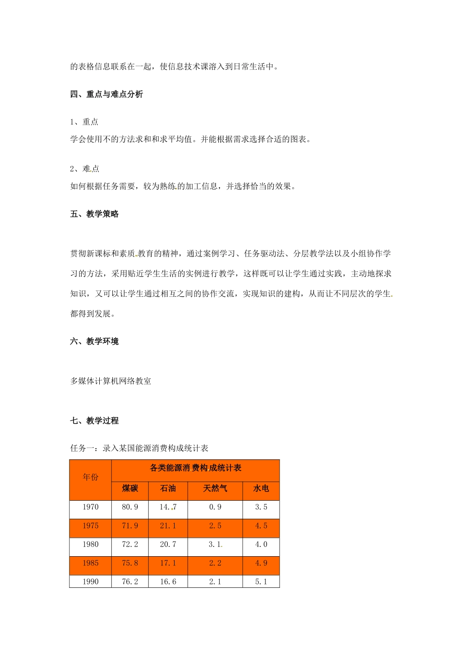 高中信息技术 3.2 表格信息的加工与表达练习教案-人教版高中全册信息技术教案_第2页