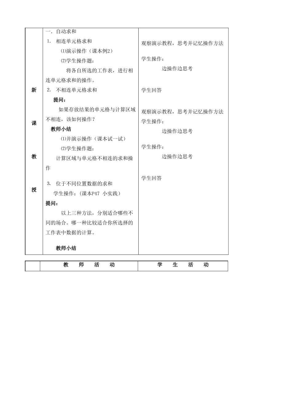 广东省河源市龙川县第一中学高二信息技术 3.2.2数据的计算教案_第2页