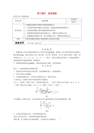高中物理 第十二章 机械波（第2课时）波的图象教师用书 新人教版选修3-4-新人教版高二选修3-4物理教案