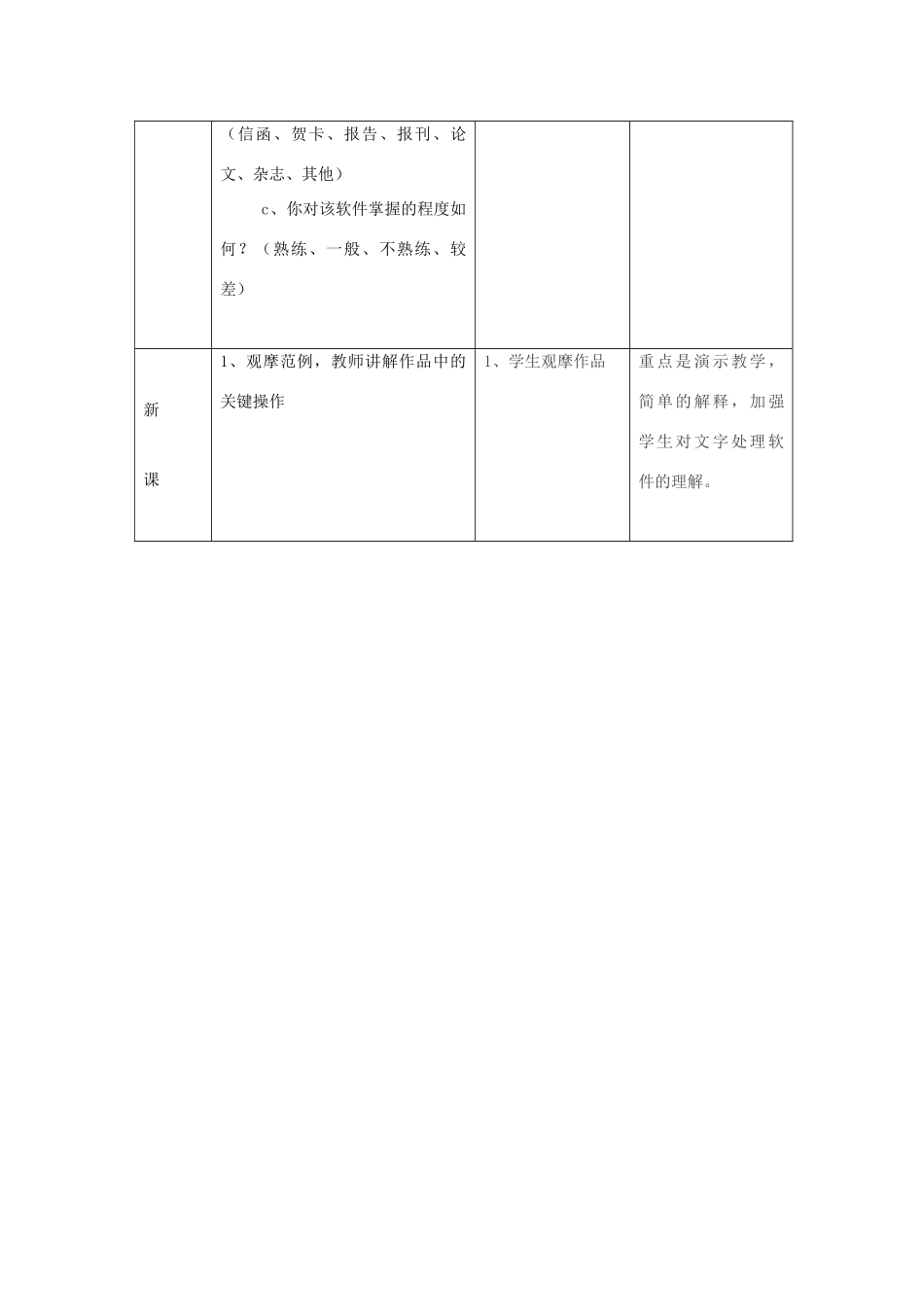 高中信息技术 3.1 日常文本信息的加工和表达教案-人教版高中全册信息技术教案_第3页