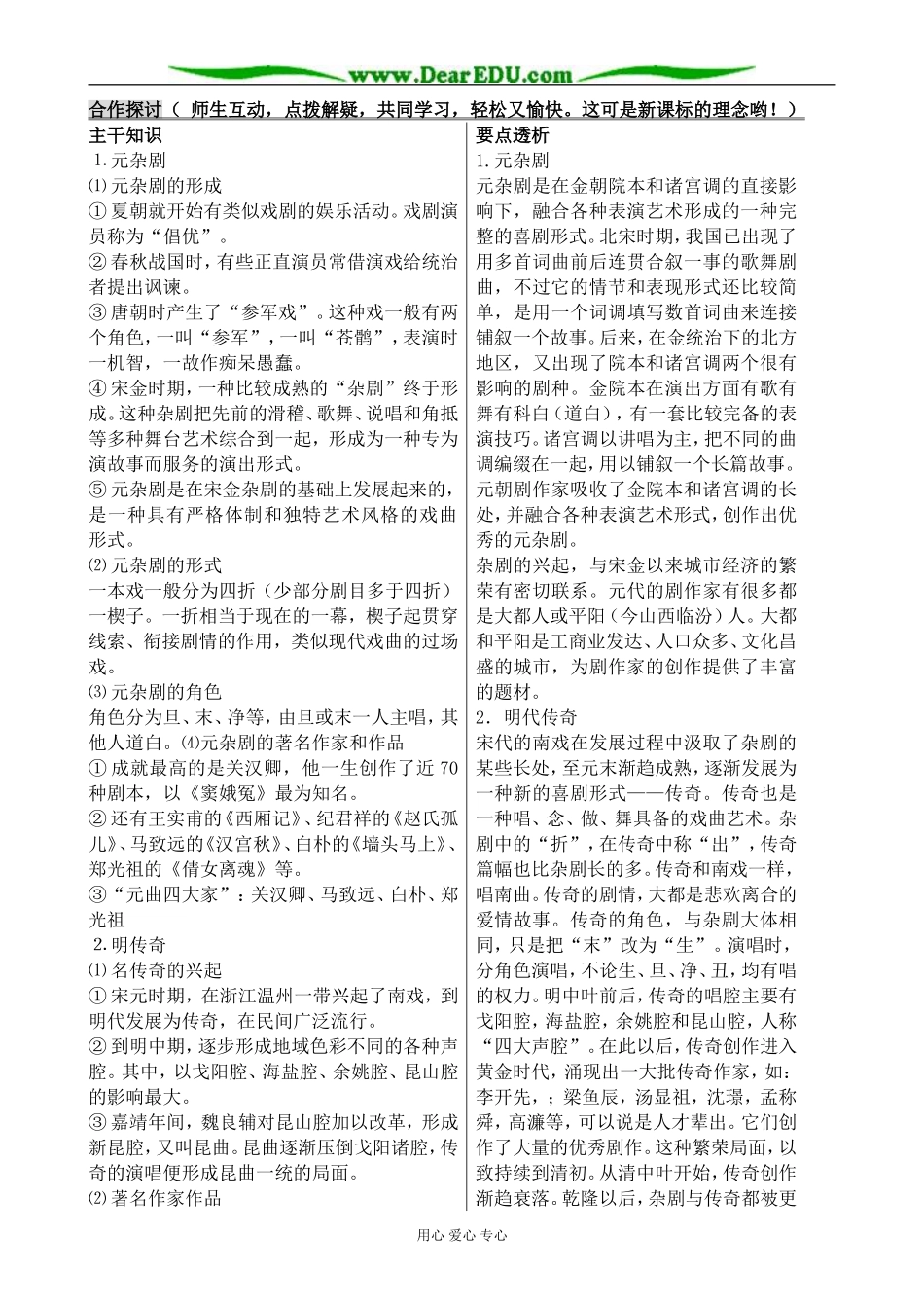新人教版高中历史必修3繁花似锦的戏曲2_第2页