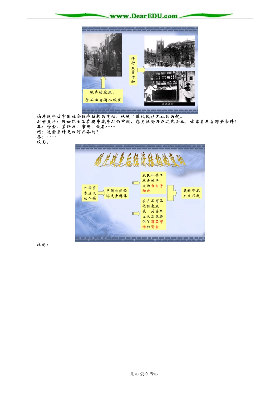 人民版必修二高中历史专题二近代中国民族工业的兴起教案_第2页