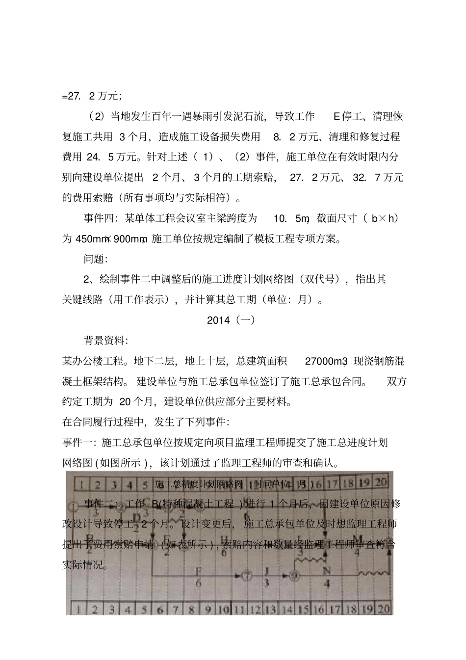 一建历年进度计划真题_第3页