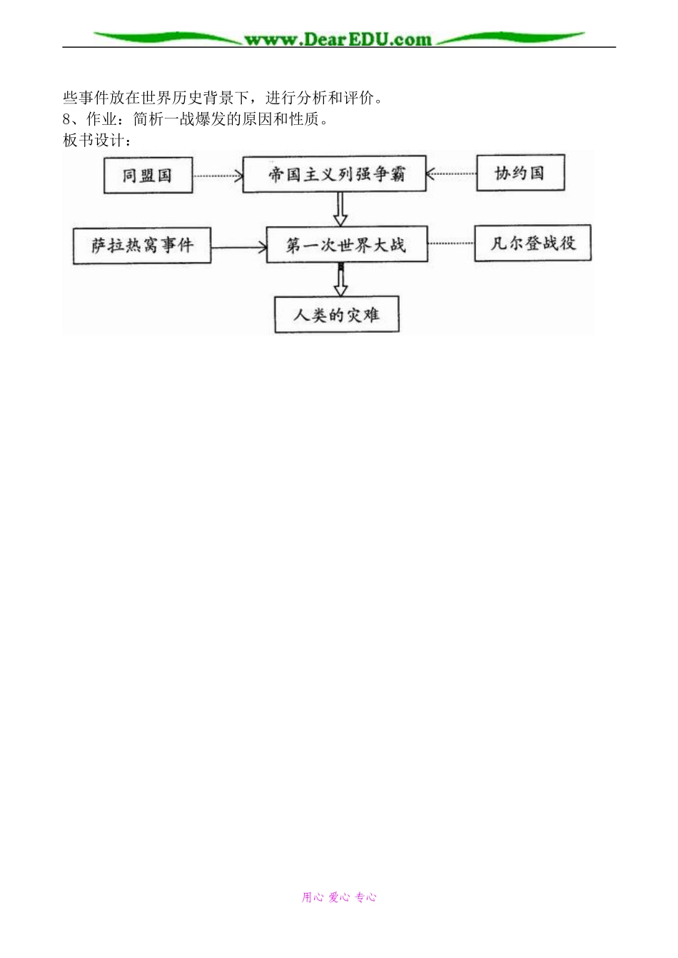 新人教版选修3高中历史第一次世界大战2_第3页