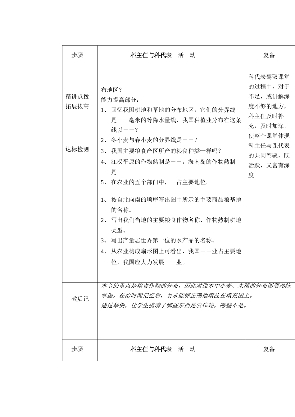 七年级地理上册：第四章第一节 天气和气候（学案）湘教版_第3页