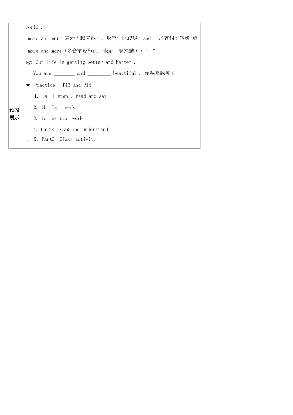 福建省泉州市泉港博文中学八年级英语《Unit 1 Topic 2 Section C》学案（无答案） 人教新目标版_第2页