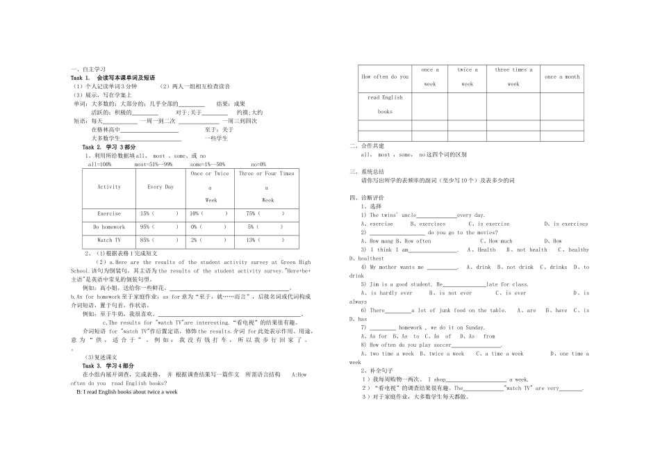八年级英语 暑期作业 人教新目标版_第3页