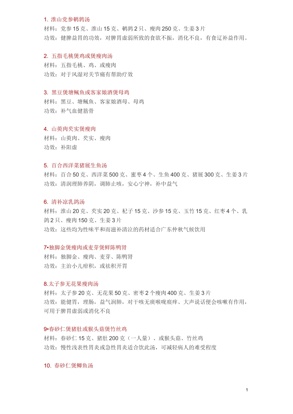煲汤汤谱93例_第1页