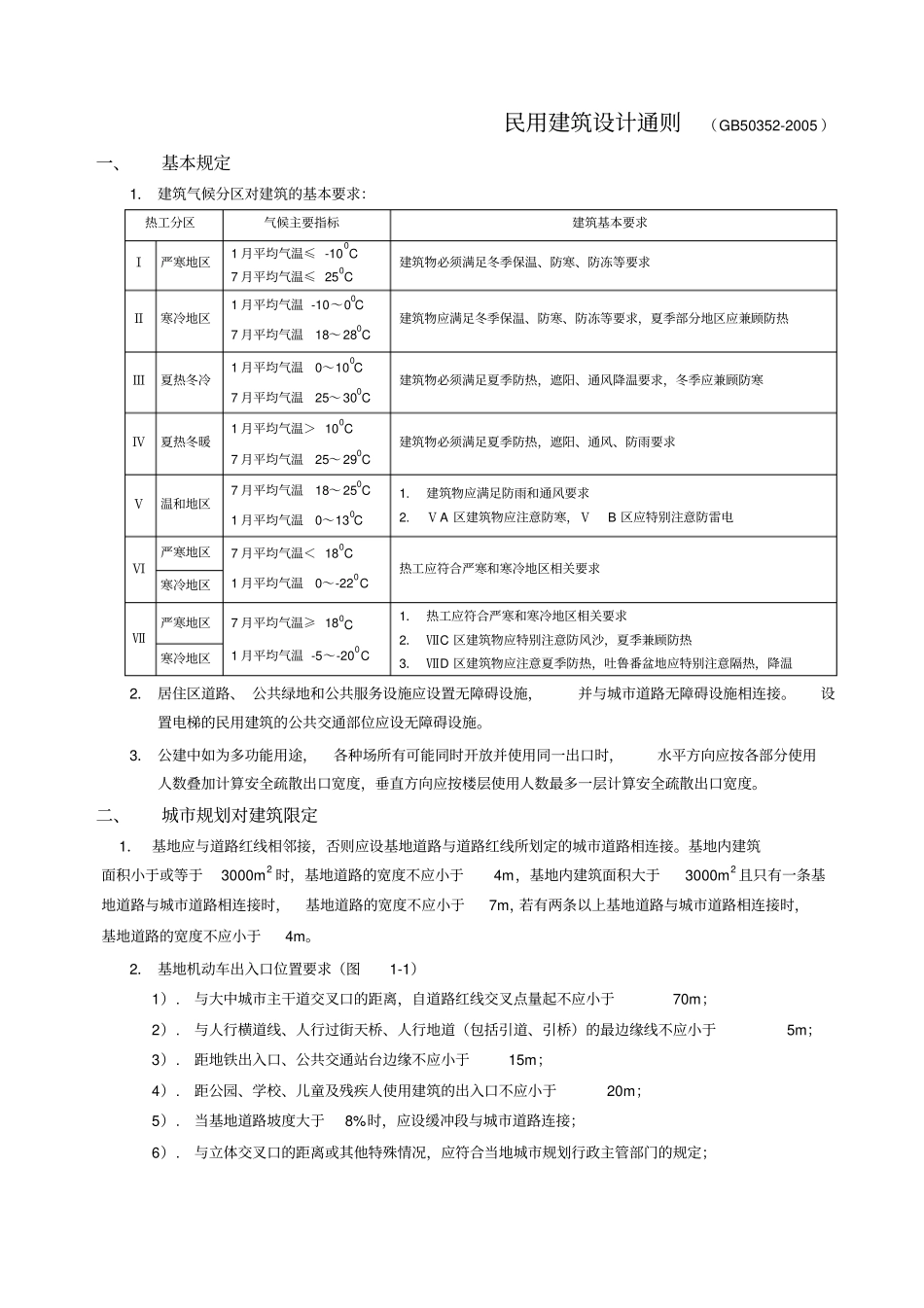 一级注册建筑师考试设计规范_第1页