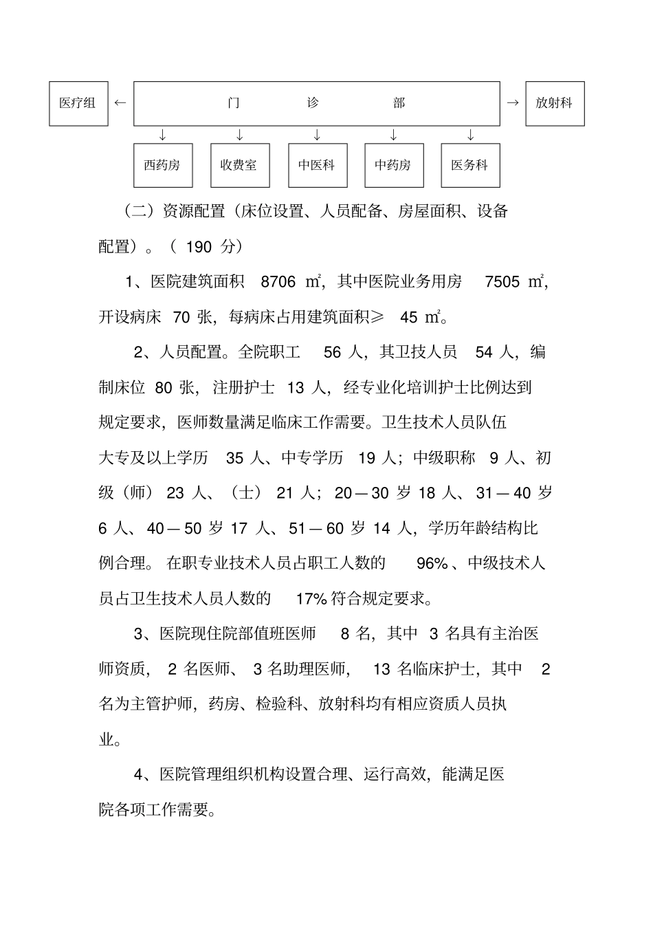 一级甲等医院复评自评报告_第2页